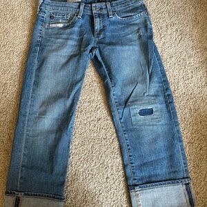 AG Tomboy Crop Capri Jeans